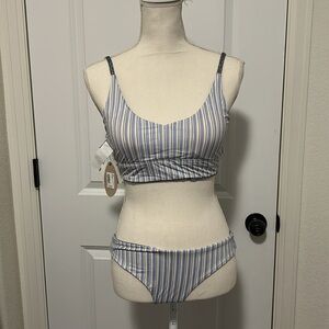 Women’s NWT Prana Reversible 2 Piece Bikini Set Size Small